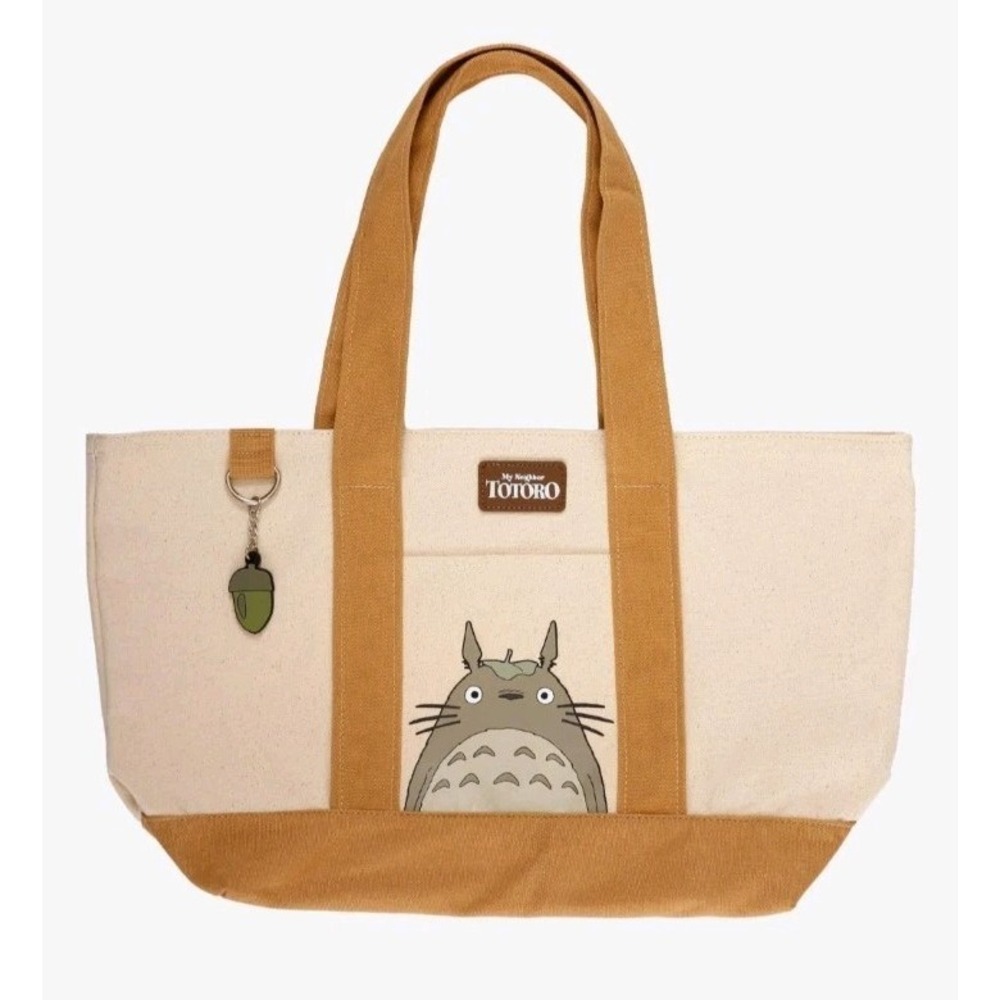 NEW Studio Ghibli®‎ My Neighbor Totoro Acorn Charm Tote Canvas Bag